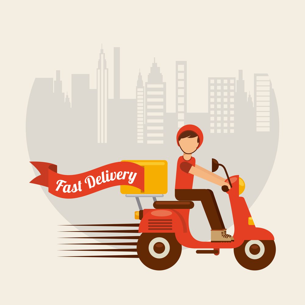 food delivery design, vector illustration eps10 graphic